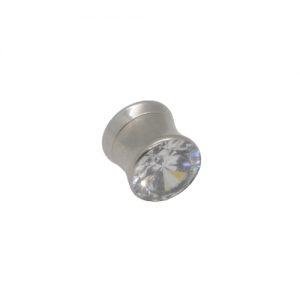 Piercing Alargador Orelha Aço 316L Pedras Modelo 2 Piercing Alargador Orelha Aço 316L Pedras Modelo 2